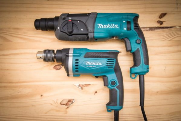 a Hammer and an Impact Drill