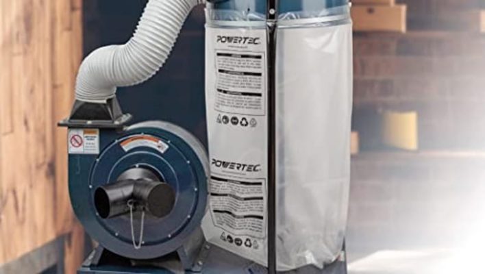 POWERTEC Clear Plastic Dust Collection Bags