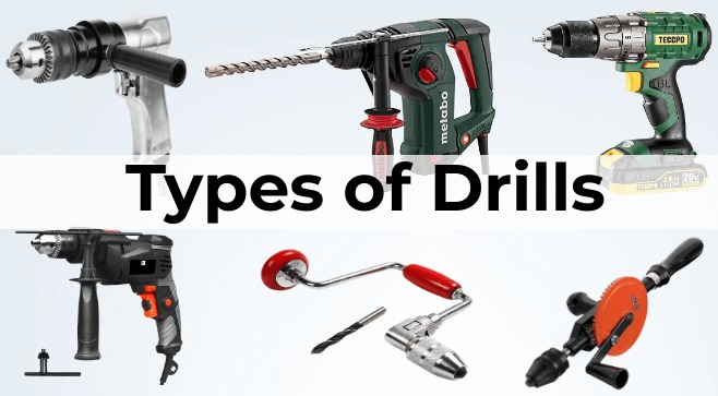 Types of Electric Hand Drills